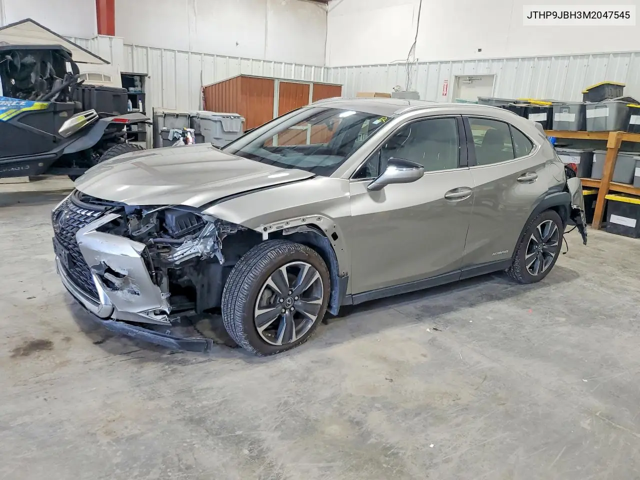 2021 Lexus Ux 250H VIN: JTHP9JBH3M2047545 Lot: 61605236