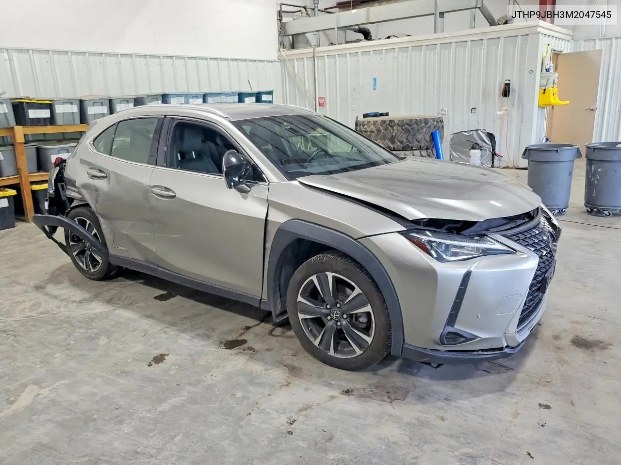 2021 Lexus Ux 250H VIN: JTHP9JBH3M2047545 Lot: 61605236
