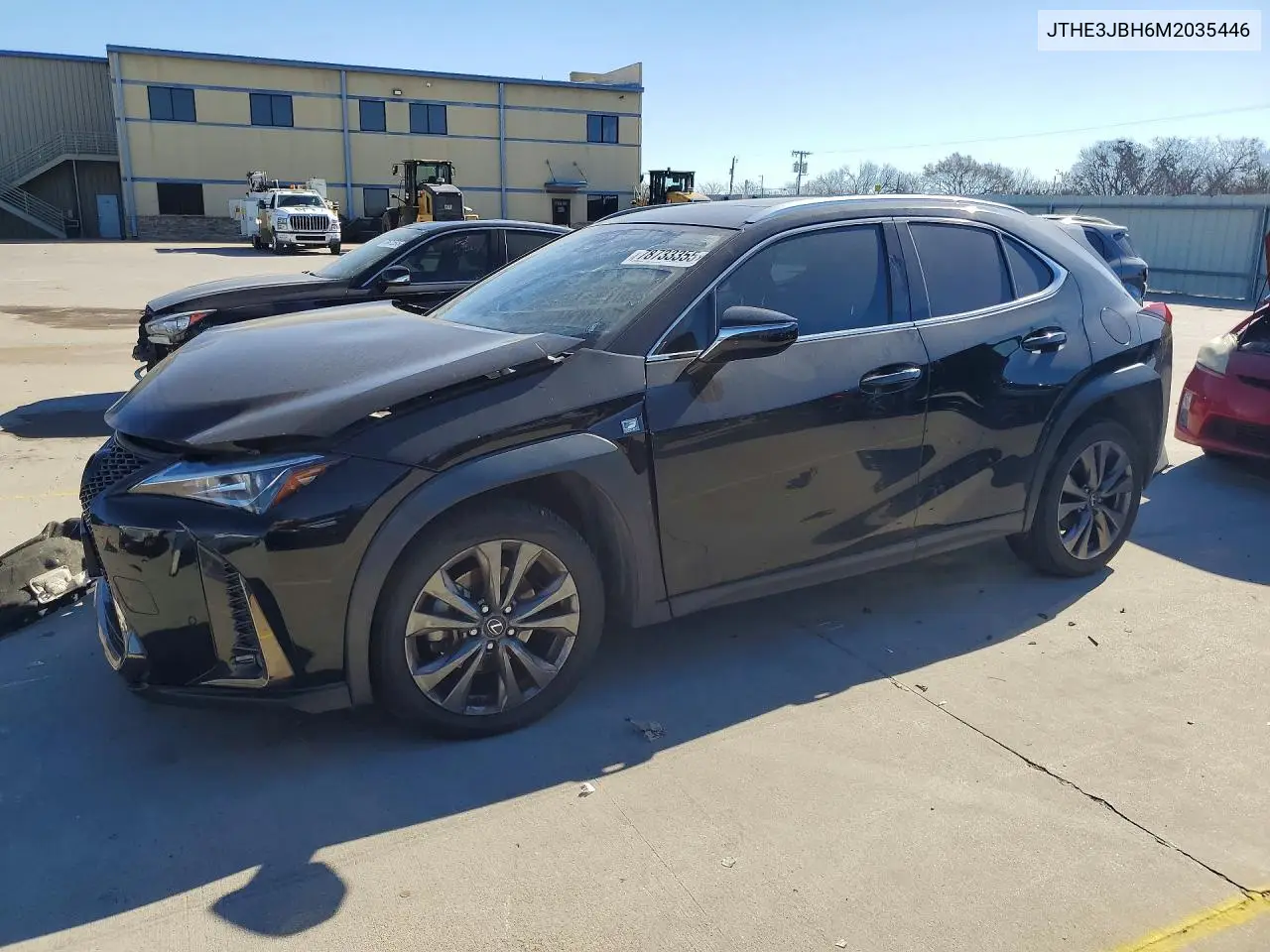 2021 Lexus Ux 200 F Sport VIN: JTHE3JBH6M2035446 Lot: 78733355