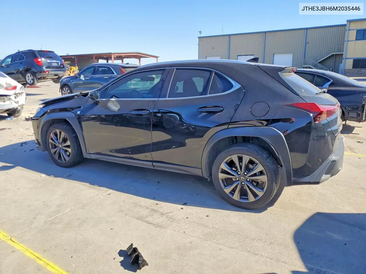 2021 Lexus Ux 200 F Sport VIN: JTHE3JBH6M2035446 Lot: 78733355