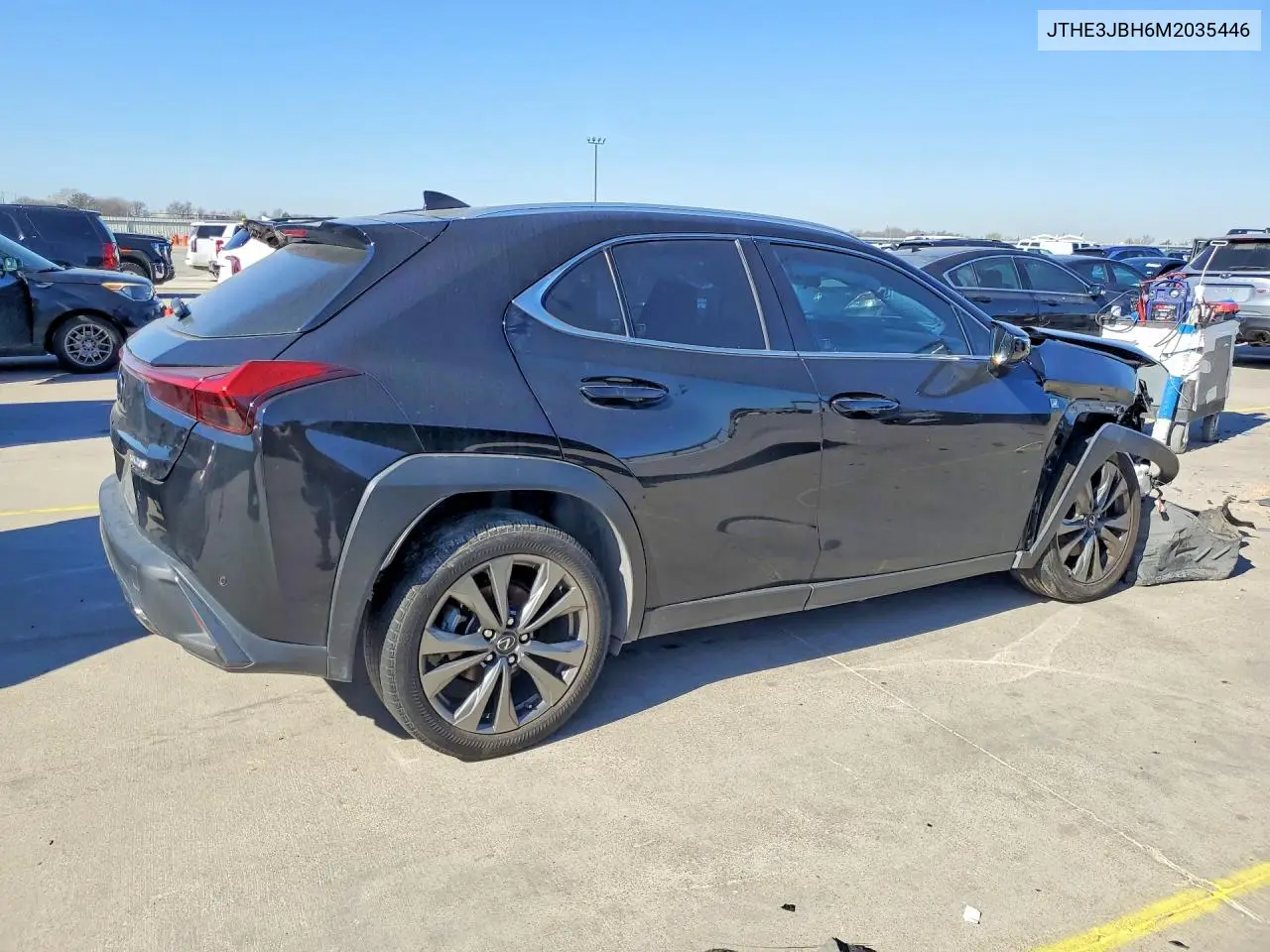 2021 Lexus Ux 200 F Sport VIN: JTHE3JBH6M2035446 Lot: 78733355