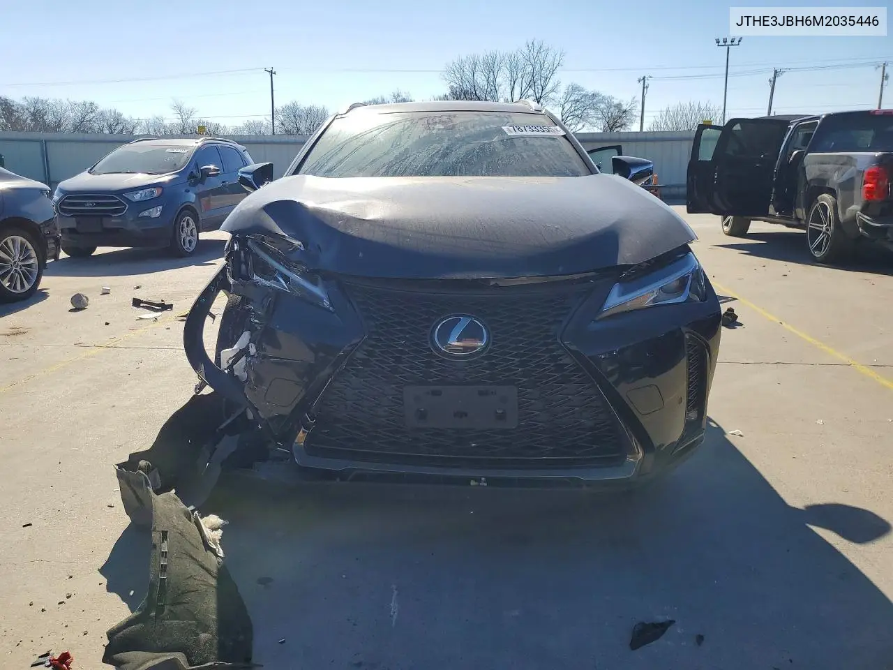 2021 Lexus Ux 200 F Sport VIN: JTHE3JBH6M2035446 Lot: 78733355