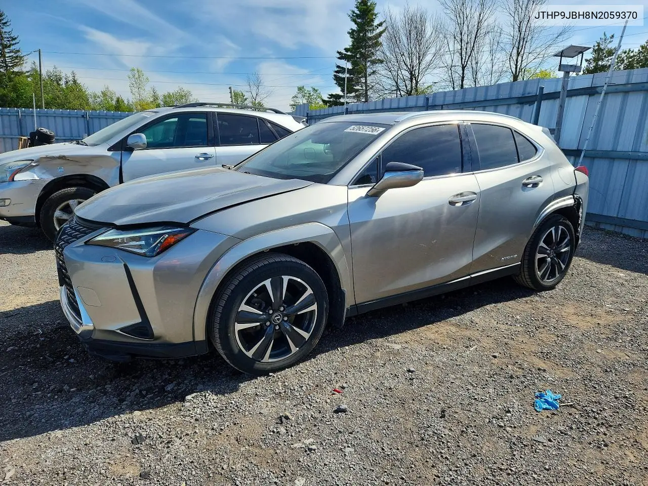 2022 Lexus Ux 250H Base VIN: JTHP9JBH8N2059370 Lot: 52657256