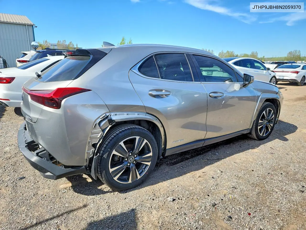 2022 Lexus Ux 250H Base VIN: JTHP9JBH8N2059370 Lot: 52657256