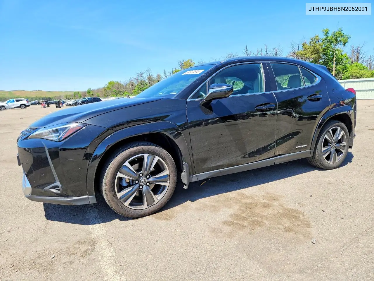 2022 Lexus Ux 250H Base VIN: JTHP9JBH8N2062091 Lot: 54822916