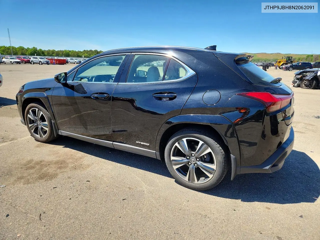 2022 Lexus Ux 250H Base VIN: JTHP9JBH8N2062091 Lot: 54822916
