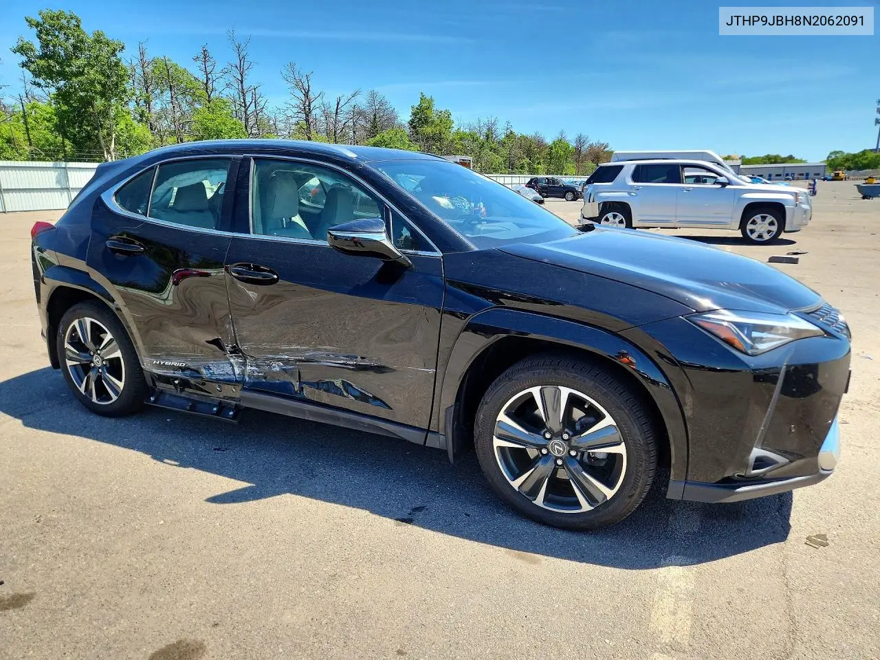 2022 Lexus Ux 250H Base VIN: JTHP9JBH8N2062091 Lot: 54822916