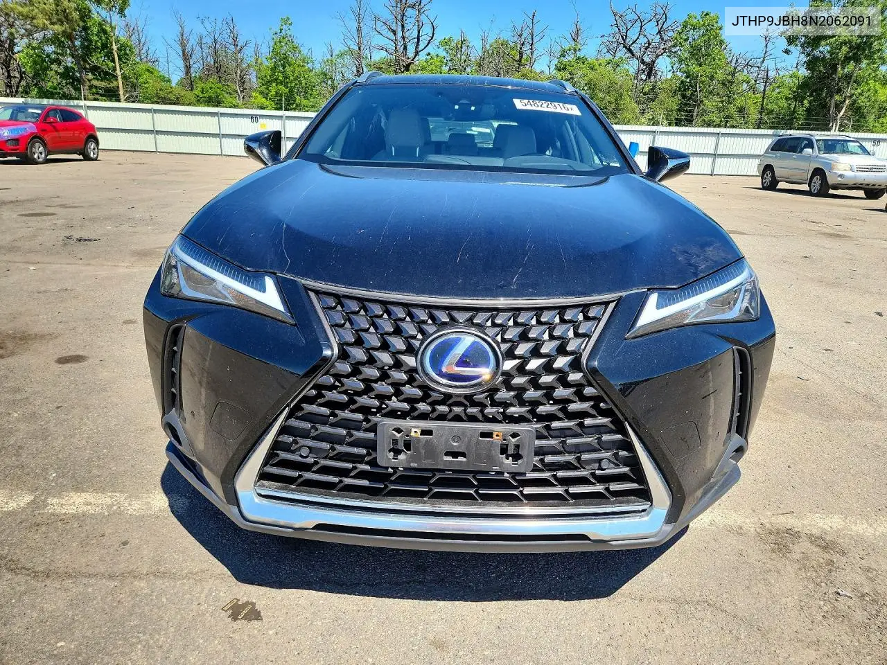 2022 Lexus Ux 250H Base VIN: JTHP9JBH8N2062091 Lot: 54822916