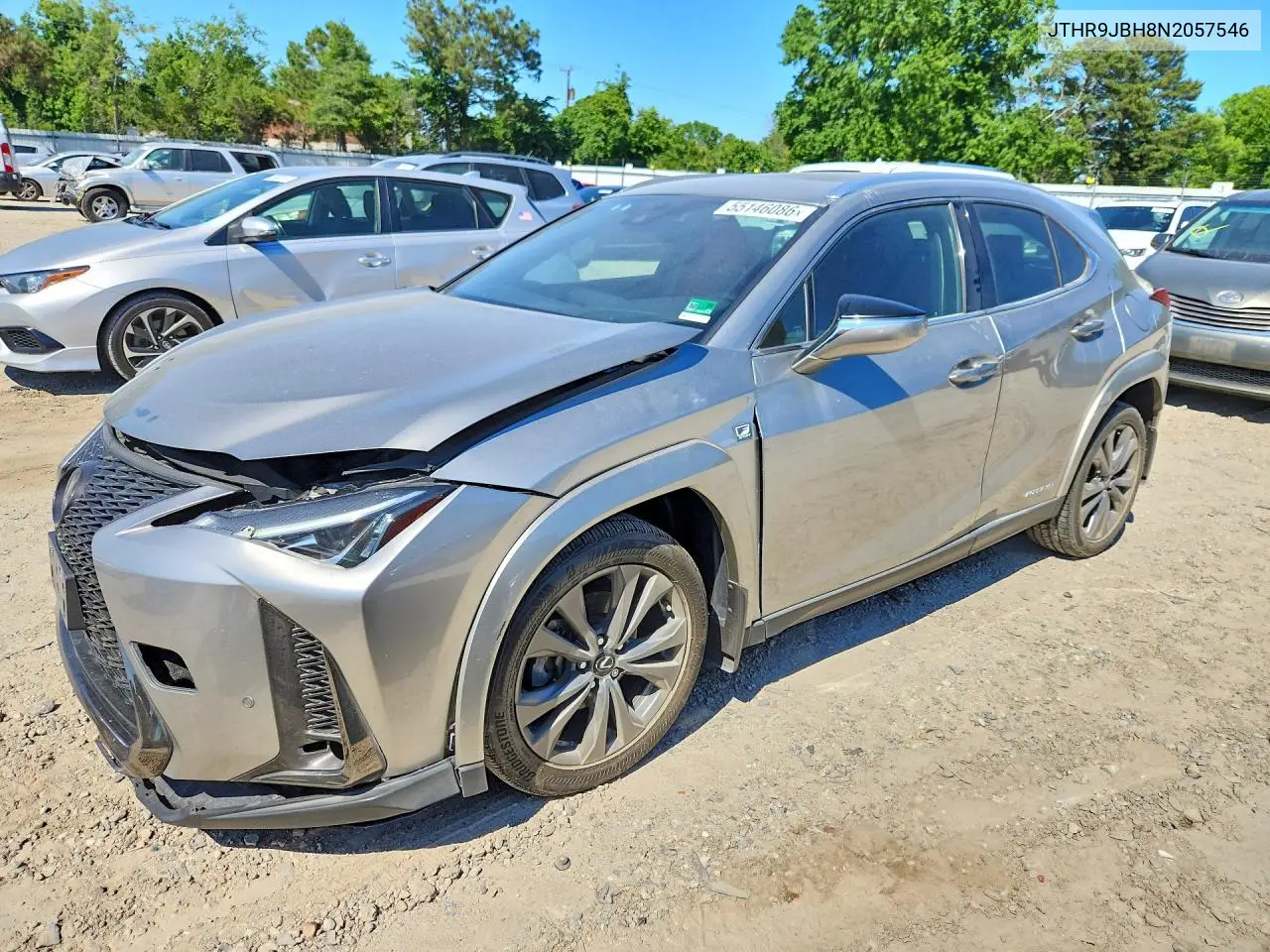 2022 Lexus Ux 250H F Sport VIN: JTHR9JBH8N2057546 Lot: 55146086