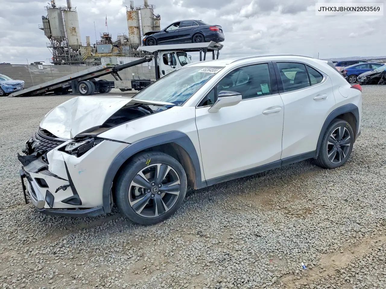 2022 Lexus Ux 200 Base VIN: JTHX3JBHXN2053569 Lot: 55284556
