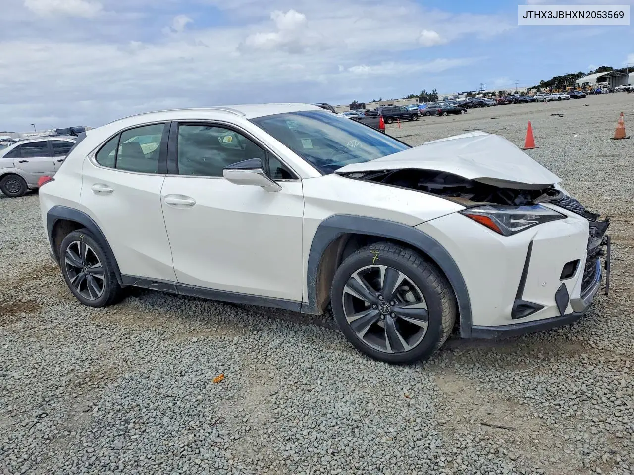 2022 Lexus Ux 200 Base VIN: JTHX3JBHXN2053569 Lot: 55284556