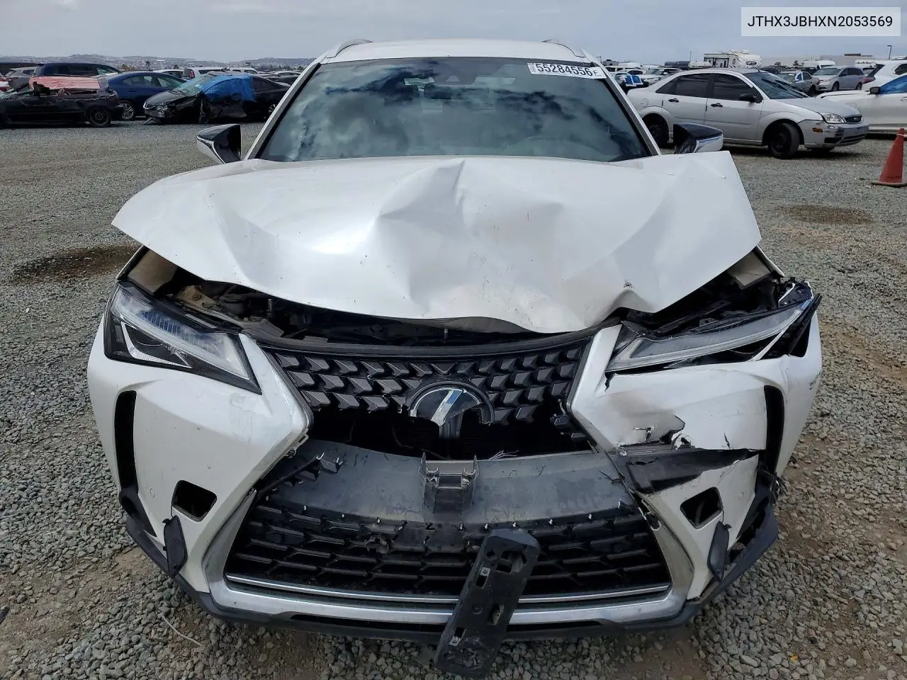 2022 Lexus Ux 200 Base VIN: JTHX3JBHXN2053569 Lot: 55284556