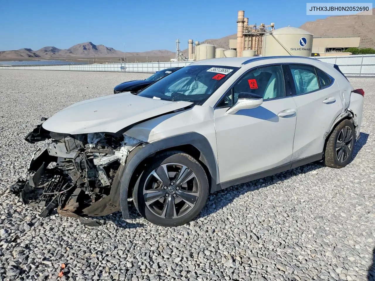 2022 Lexus Ux 200 Base VIN: JTHX3JBH0N2052690 Lot: 56313656