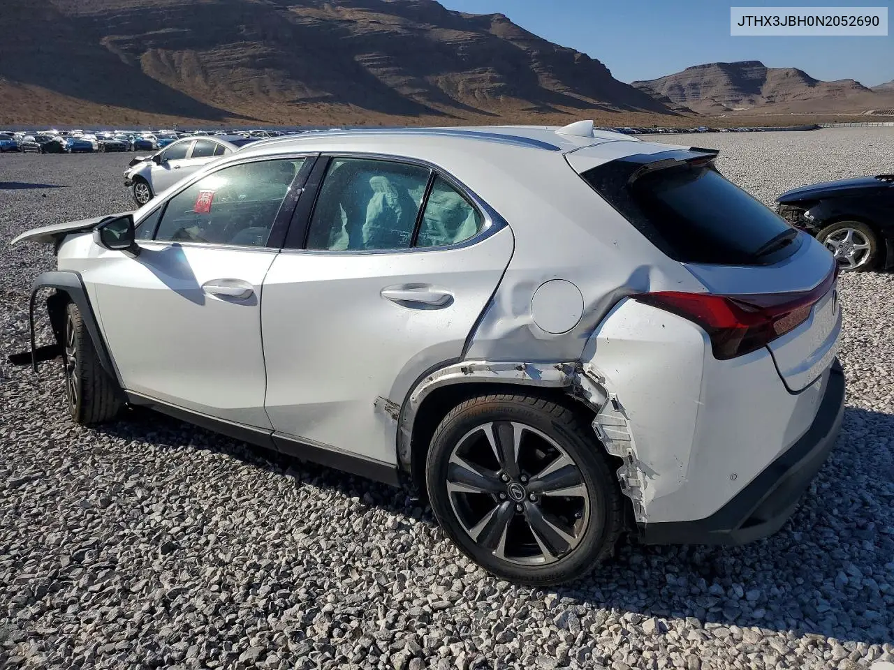 2022 Lexus Ux 200 Base VIN: JTHX3JBH0N2052690 Lot: 56313656
