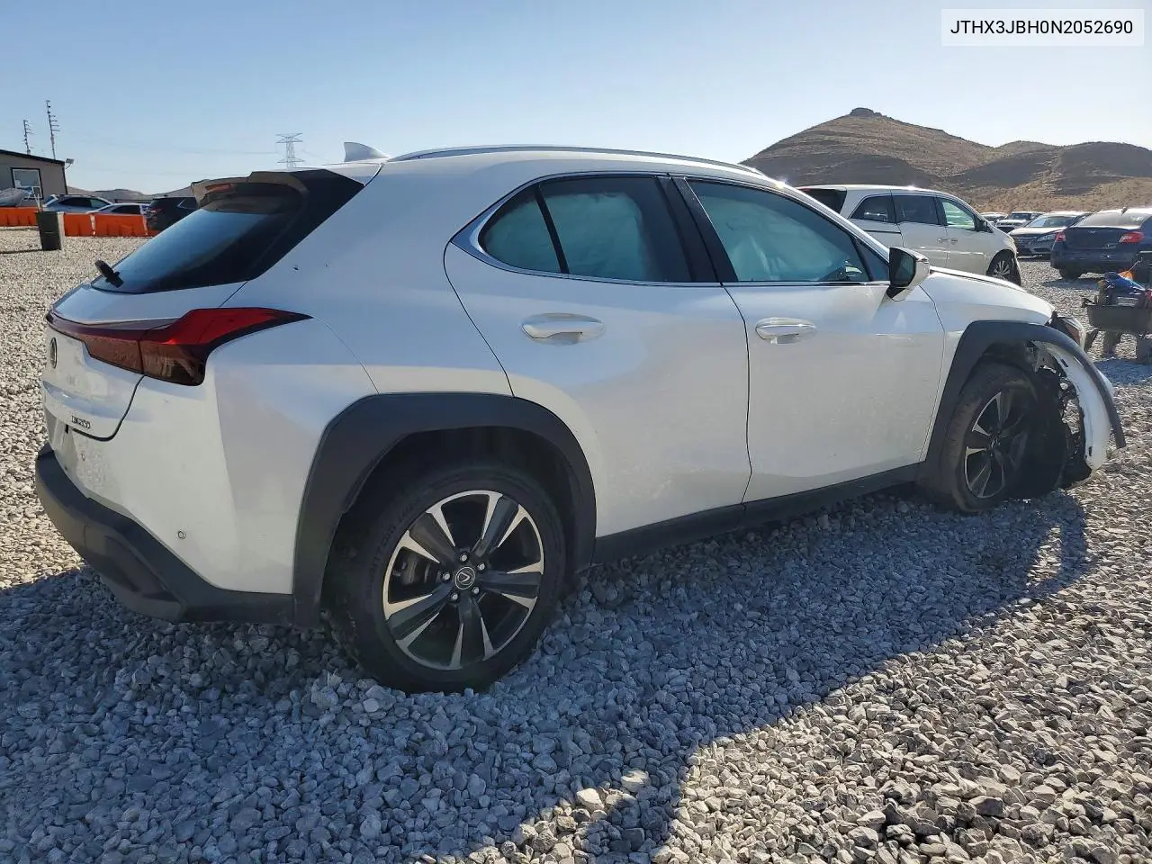 2022 Lexus Ux 200 Base VIN: JTHX3JBH0N2052690 Lot: 56313656