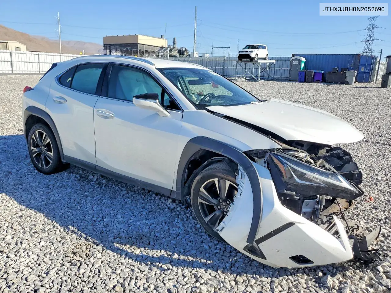 2022 Lexus Ux 200 Base VIN: JTHX3JBH0N2052690 Lot: 56313656