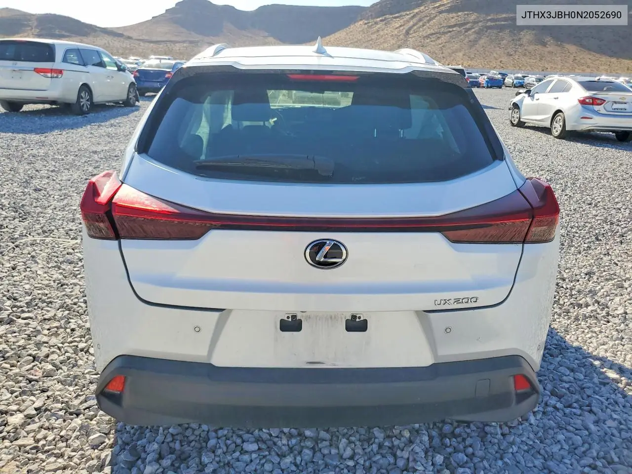 2022 Lexus Ux 200 Base VIN: JTHX3JBH0N2052690 Lot: 56313656