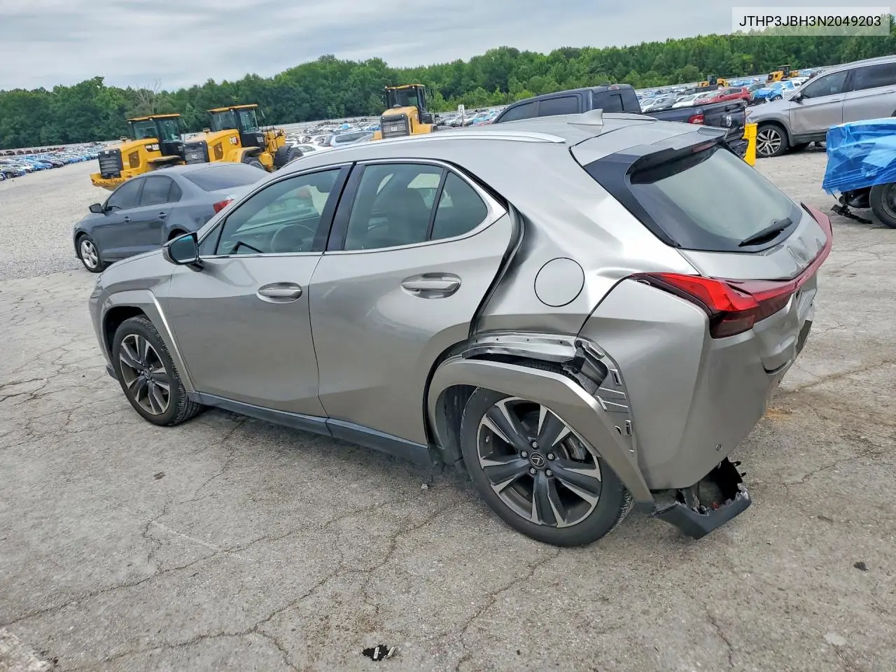 2022 Lexus Ux 200 Base VIN: JTHP3JBH3N2049203 Lot: 58508646
