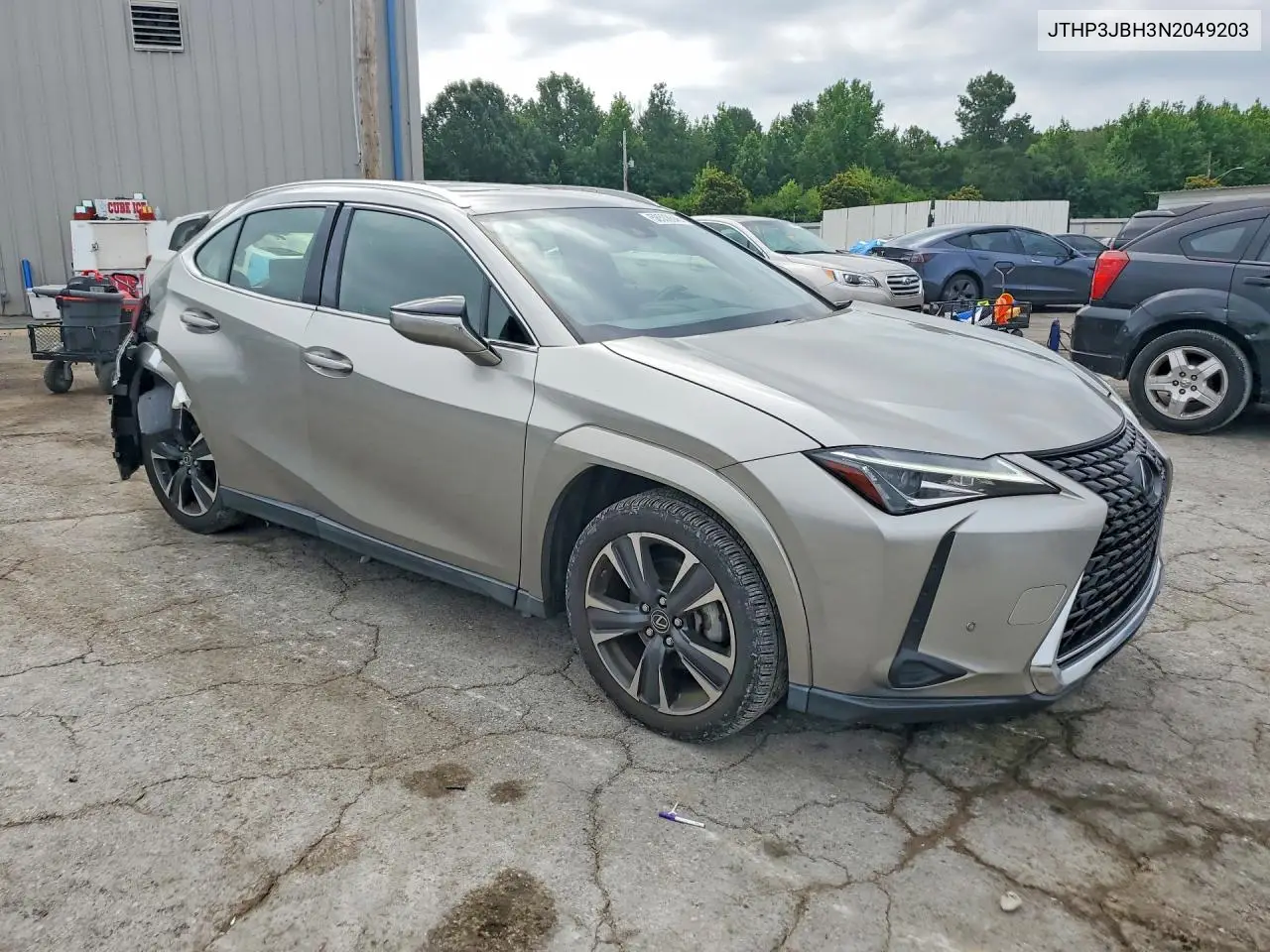 2022 Lexus Ux 200 Base VIN: JTHP3JBH3N2049203 Lot: 58508646