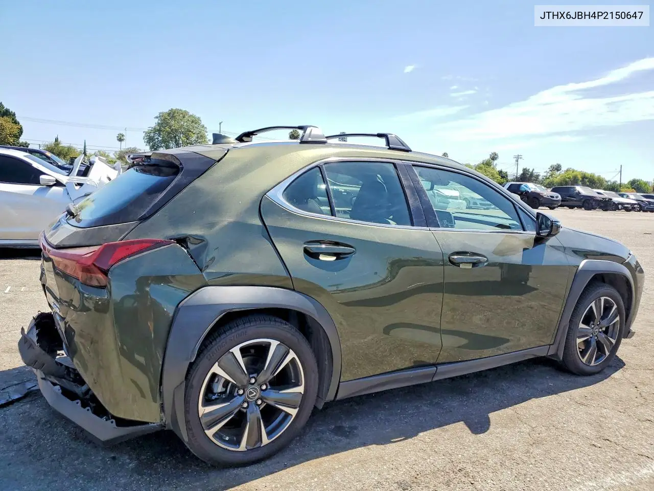 2023 Lexus Ux 250H Base VIN: JTHX6JBH4P2150647 Lot: 61377356
