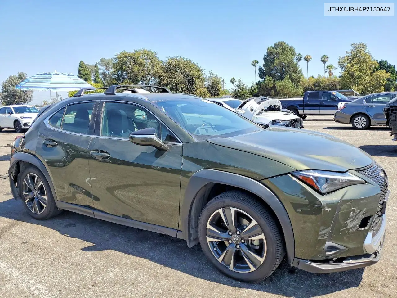 2023 Lexus Ux 250H Base VIN: JTHX6JBH4P2150647 Lot: 61377356