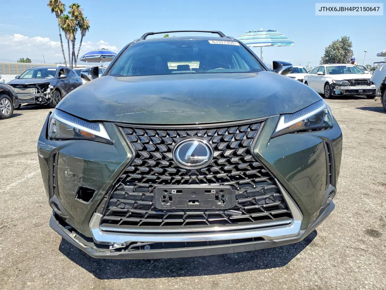 2023 Lexus Ux 250H Base VIN: JTHX6JBH4P2150647 Lot: 61377356