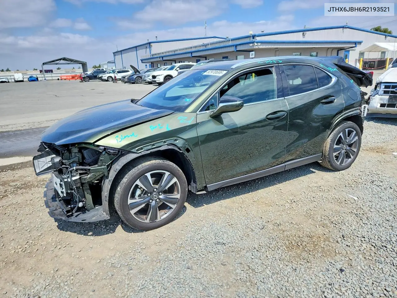 2024 Lexus Ux 250H Base VIN: JTHX6JBH6R2193521 Lot: 52970696