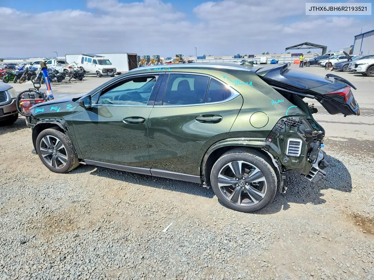 2024 Lexus Ux 250H Base VIN: JTHX6JBH6R2193521 Lot: 52970696