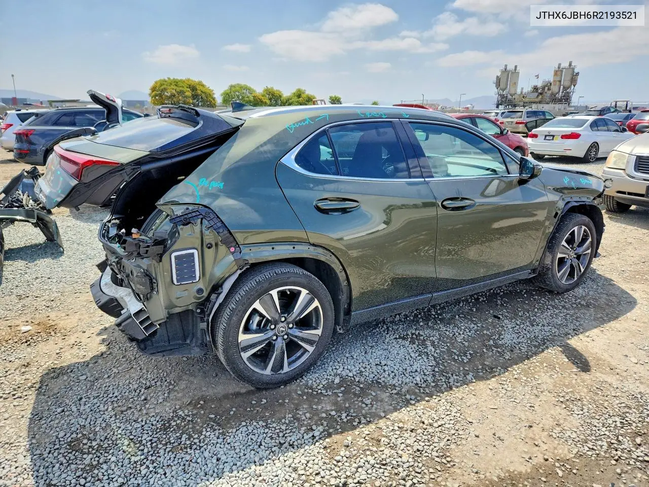 2024 Lexus Ux 250H Base VIN: JTHX6JBH6R2193521 Lot: 52970696