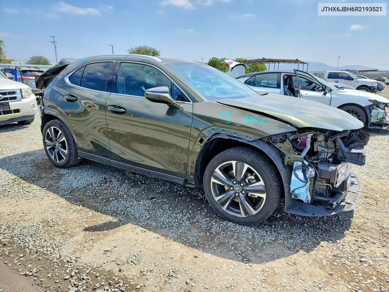 2024 Lexus Ux 250H Base VIN: JTHX6JBH6R2193521 Lot: 52970696