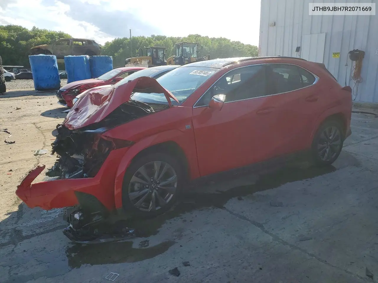 2024 Lexus Ux 250H F Sport Design VIN: JTHB9JBH7R2071669 Lot: 55705146