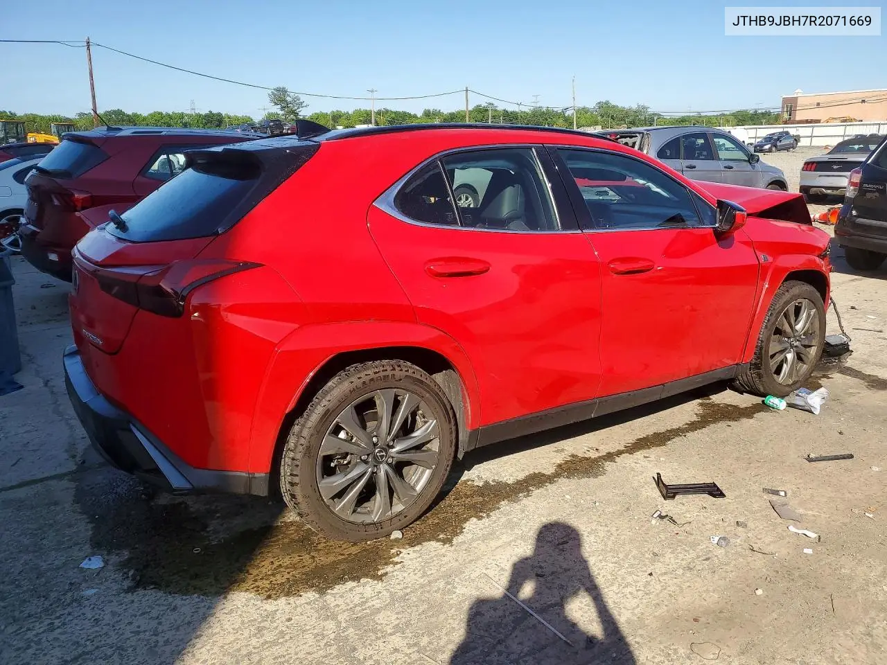 2024 Lexus Ux 250H F Sport Design VIN: JTHB9JBH7R2071669 Lot: 55705146
