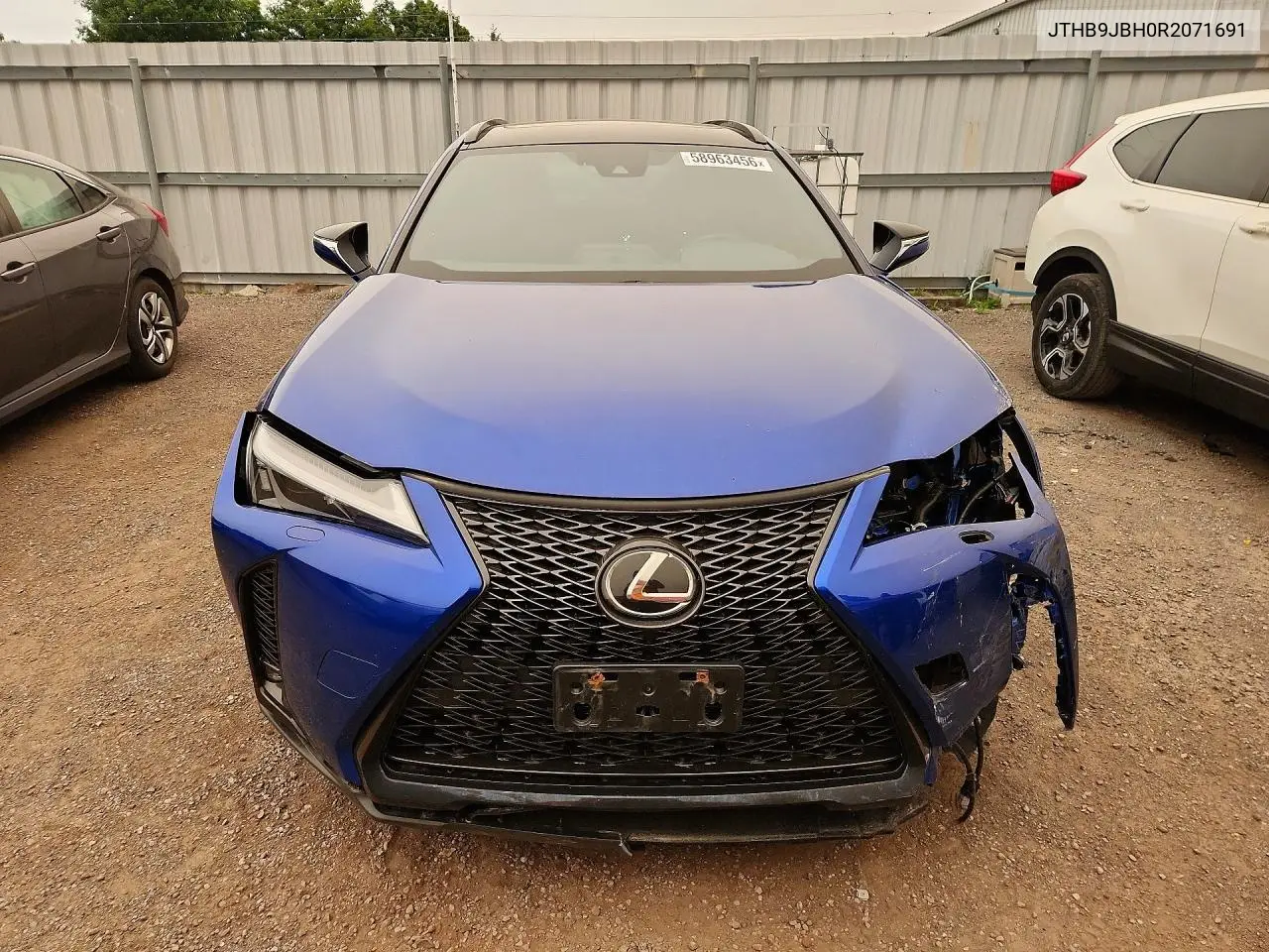 2024 Lexus Ux 250H F Sport Design VIN: JTHB9JBH0R2071691 Lot: 58963456