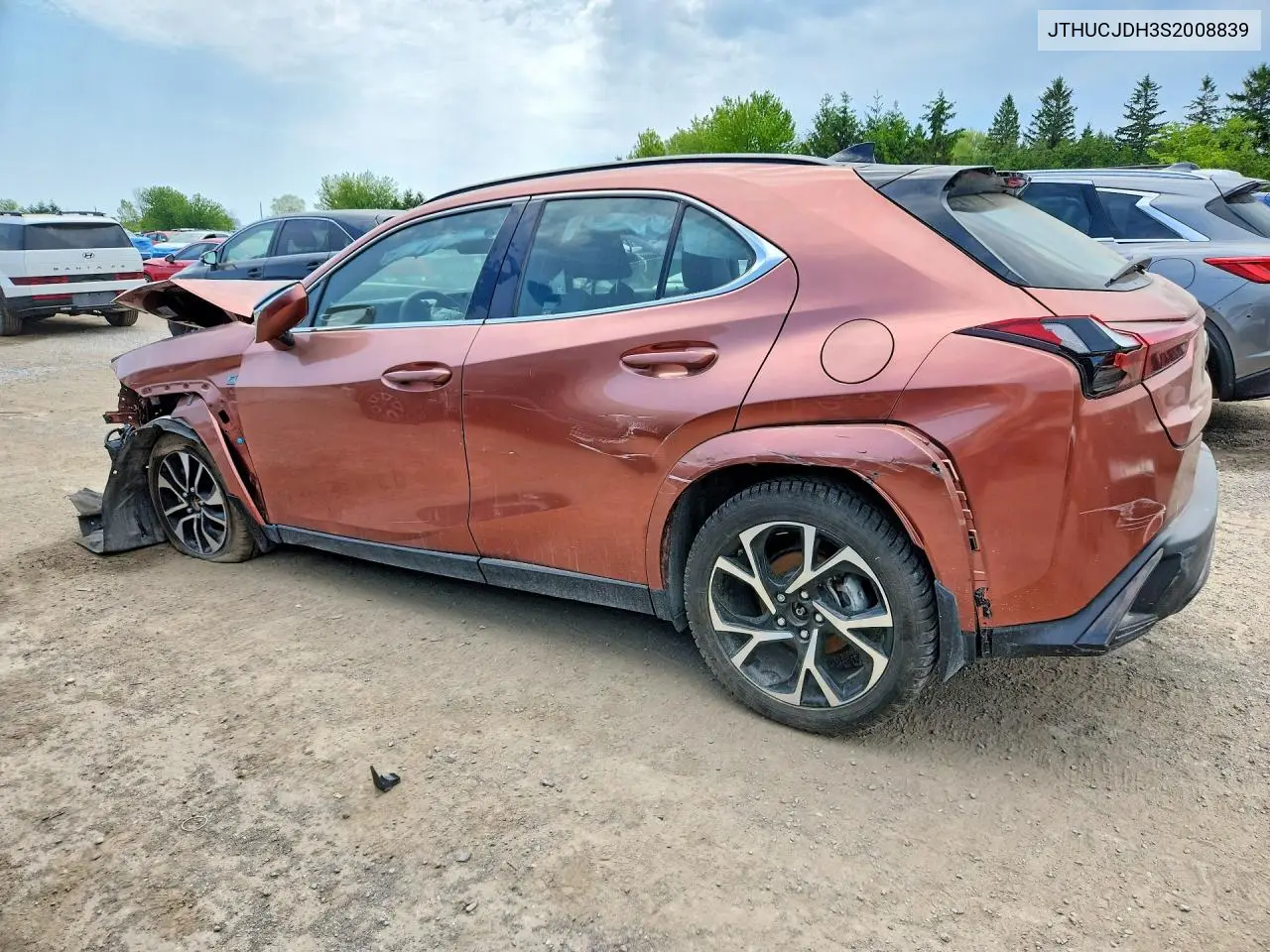 2025 Lexus Ux 300H Base VIN: JTHUCJDH3S2008839 Lot: 56315646