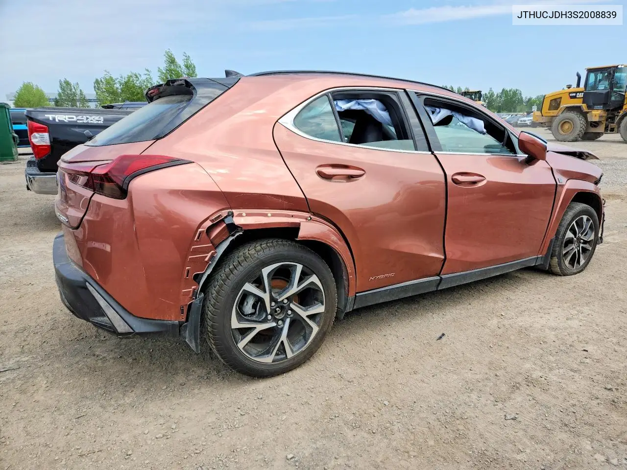 2025 Lexus Ux 300H Base VIN: JTHUCJDH3S2008839 Lot: 56315646