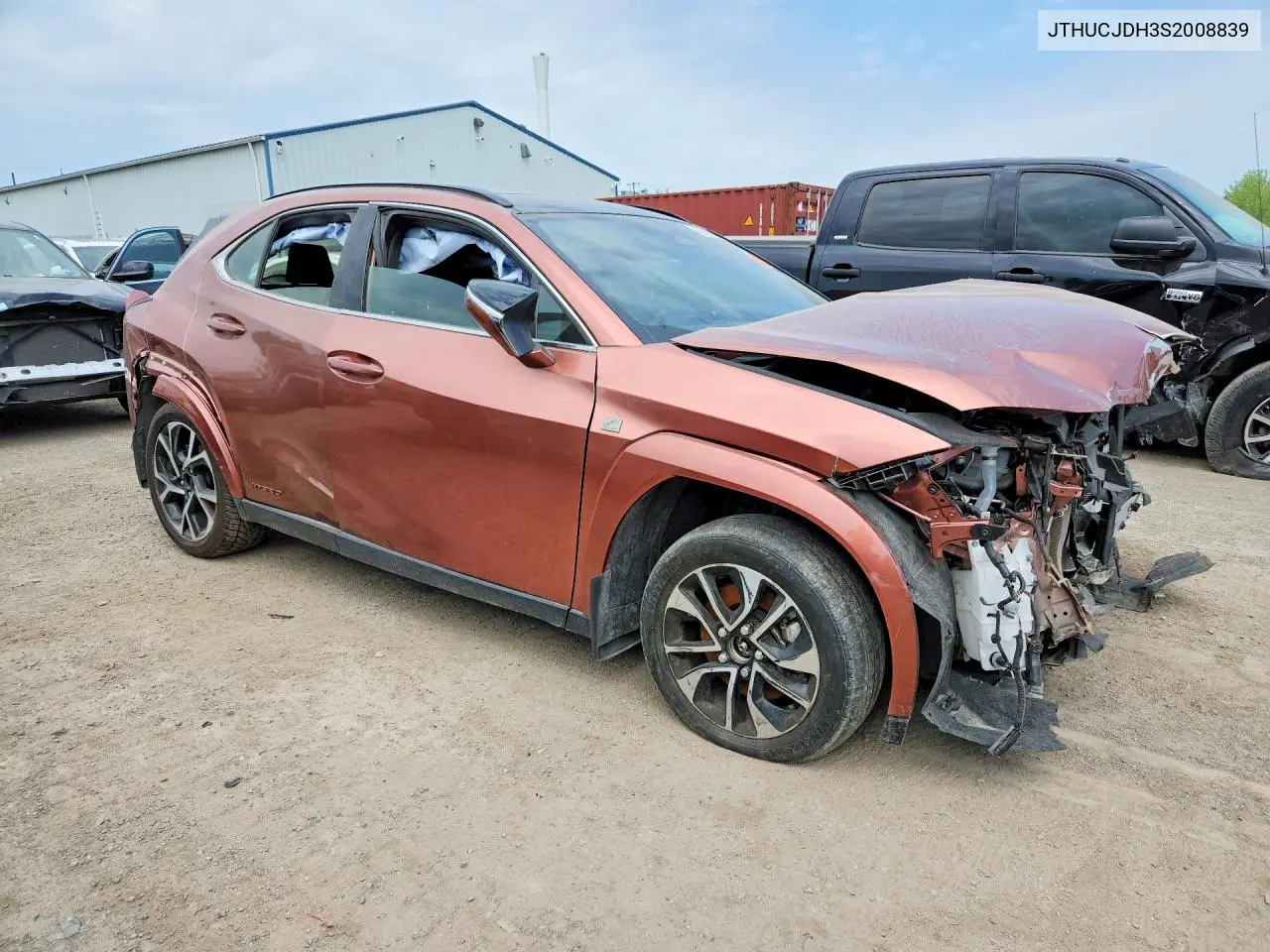 2025 Lexus Ux 300H Base VIN: JTHUCJDH3S2008839 Lot: 56315646