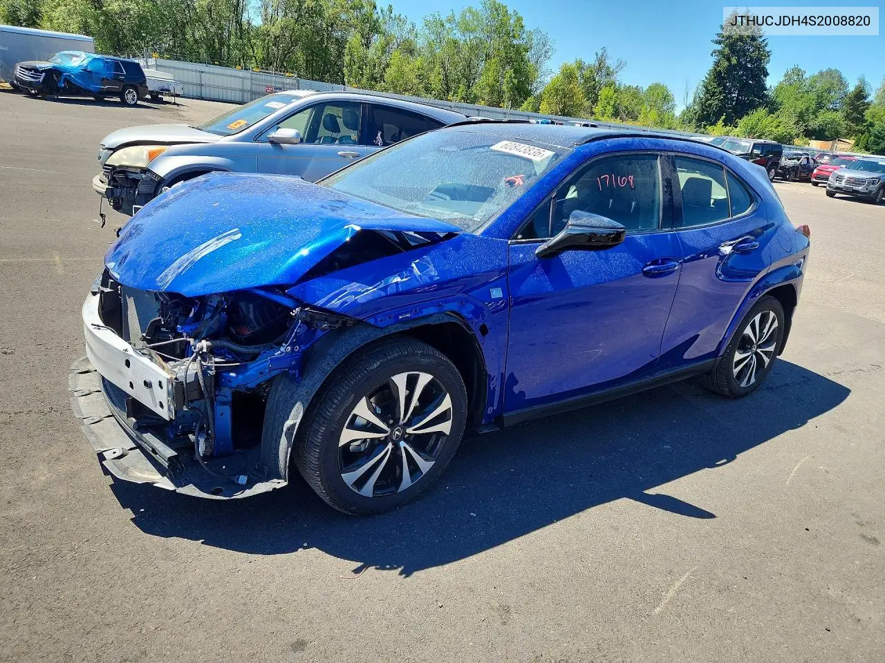 2025 Lexus Ux 300H F Sport Design VIN: JTHUCJDH4S2008820 Lot: 60843836
