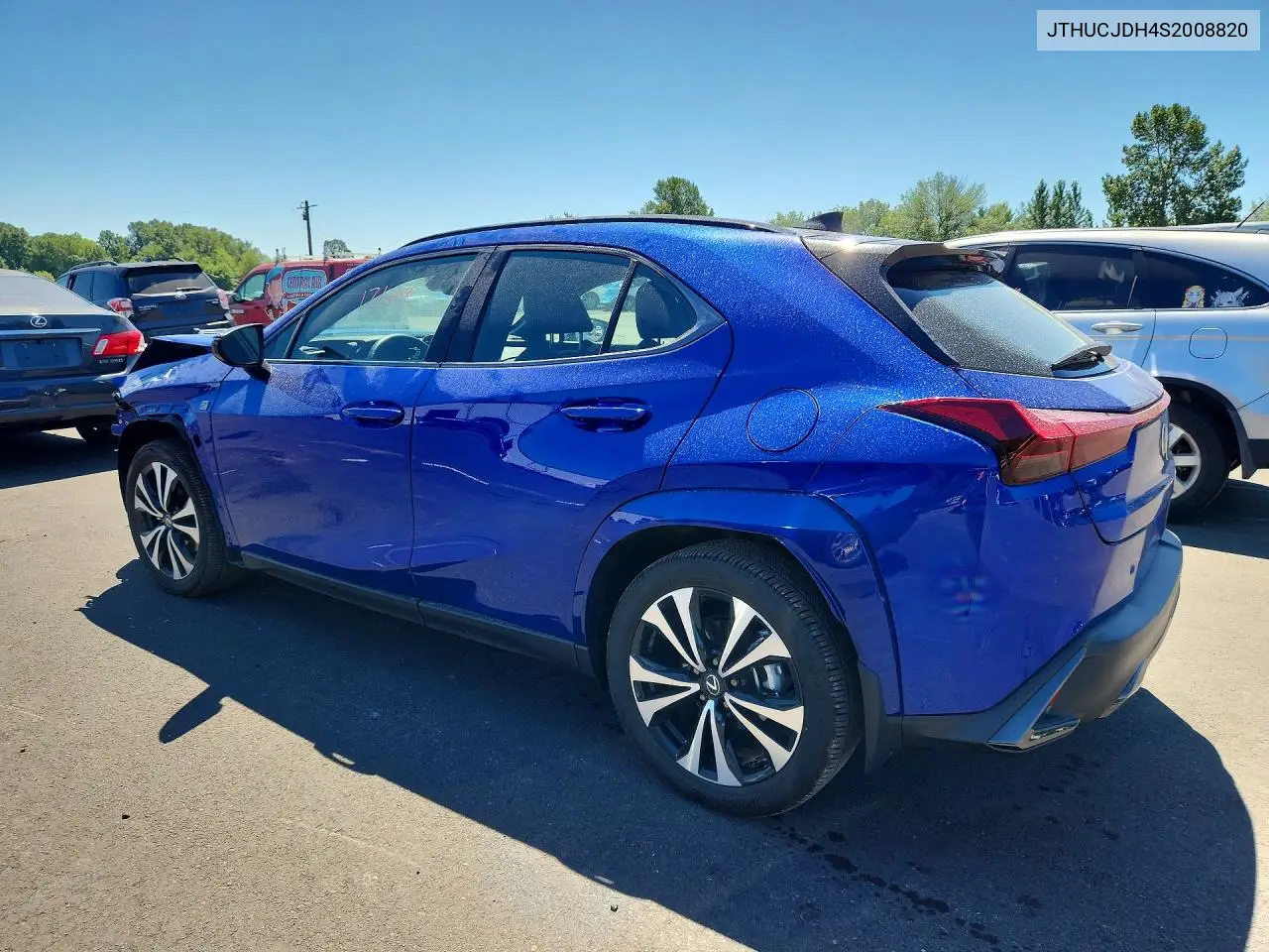 2025 Lexus Ux 300H F Sport Design VIN: JTHUCJDH4S2008820 Lot: 60843836