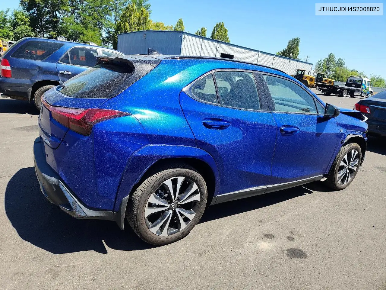 2025 Lexus Ux 300H F Sport Design VIN: JTHUCJDH4S2008820 Lot: 60843836