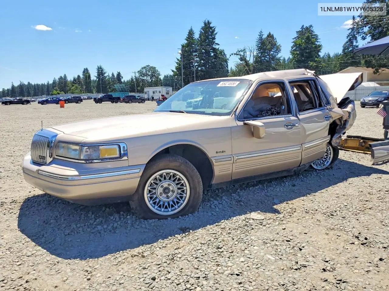 1997 Lincoln Town Car Executive VIN: 1LNLM81W1VY605328 Lot: 55034656