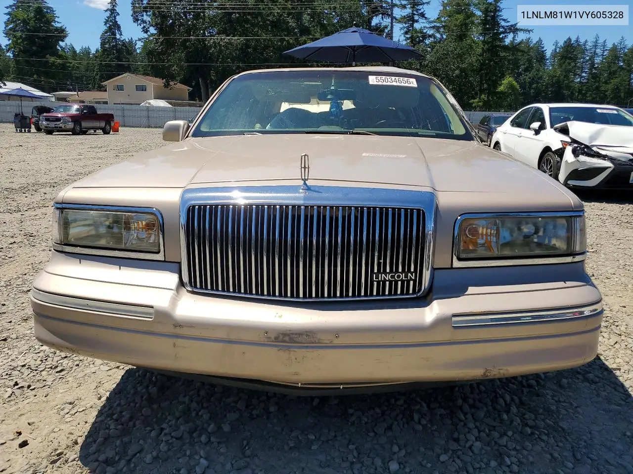 1997 Lincoln Town Car Executive VIN: 1LNLM81W1VY605328 Lot: 55034656