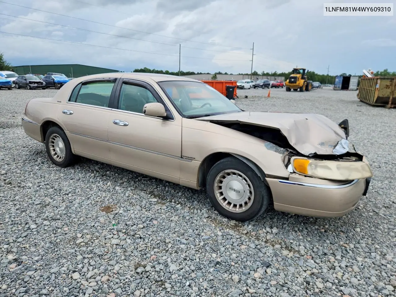 1998 Lincoln Town Car Executive VIN: 1LNFM81W4WY609310 Lot: 58183326