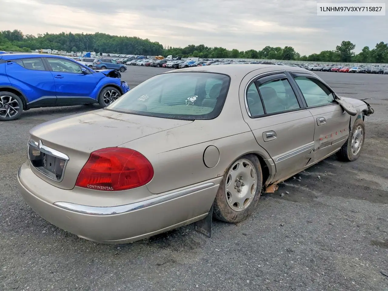 1999 Lincoln Continental VIN: 1LNHM97V3XY715827 Lot: 57655886