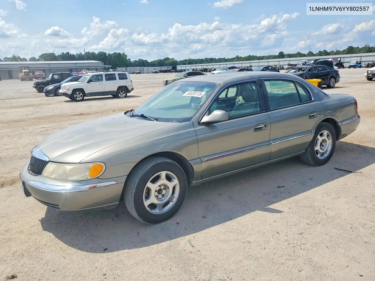 2000 Lincoln Continental VIN: 1LNHM97V6YY802557 Lot: 58530176