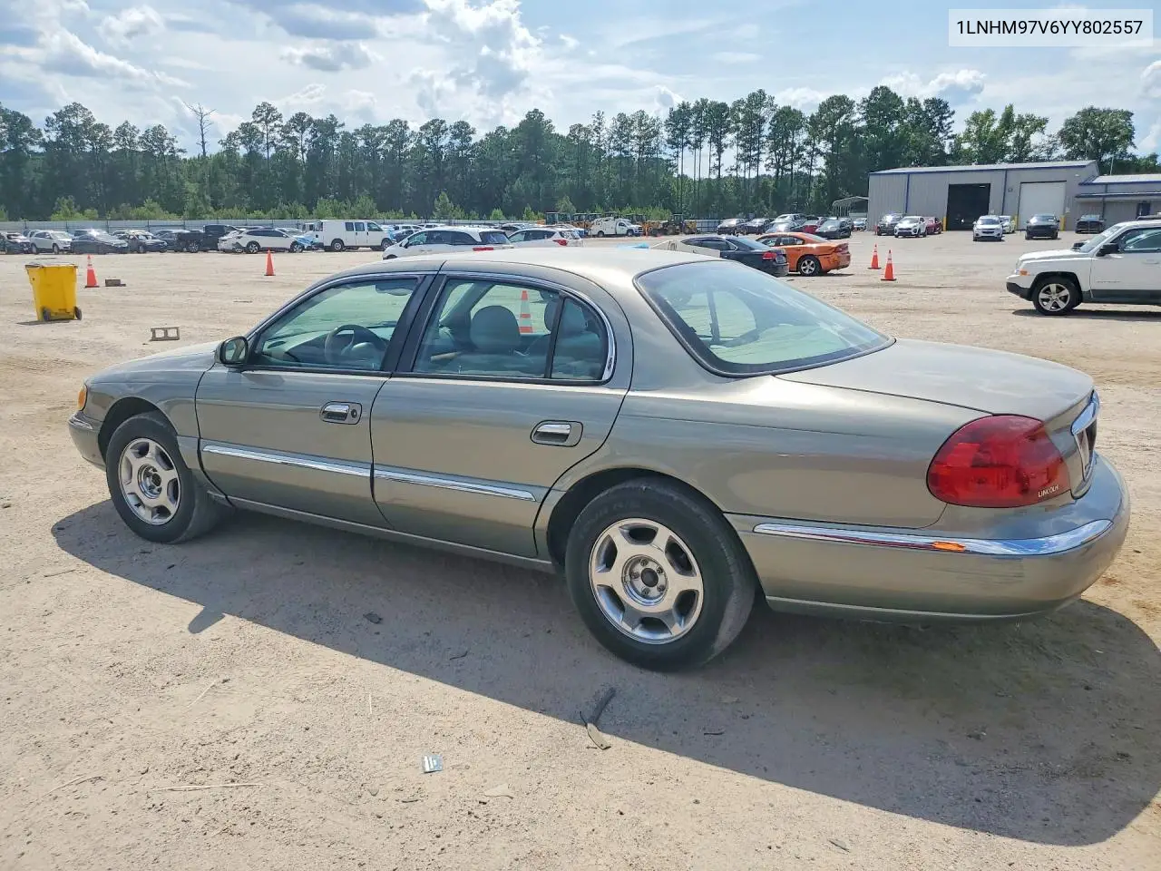 2000 Lincoln Continental VIN: 1LNHM97V6YY802557 Lot: 58530176