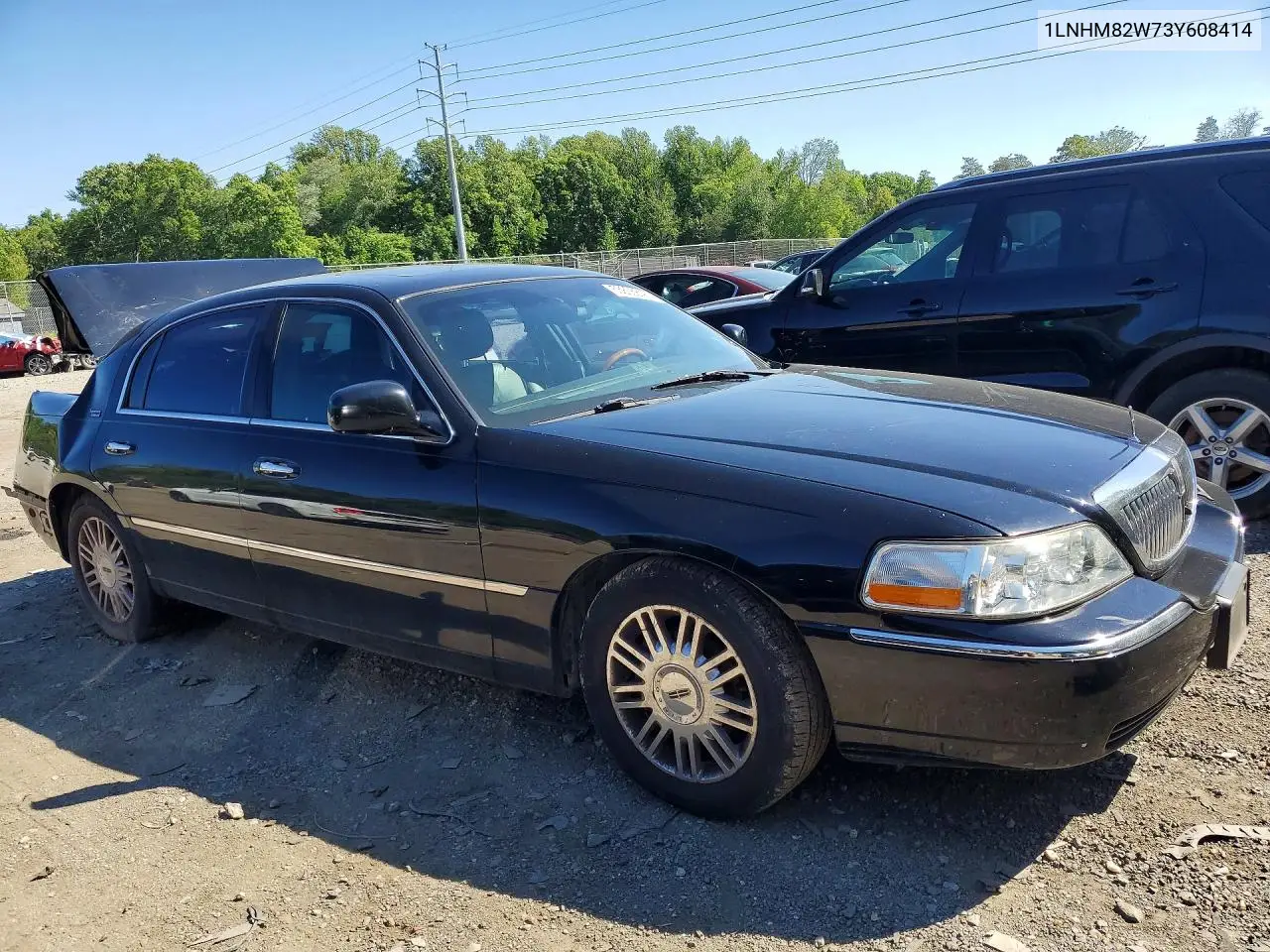 2003 Lincoln Town Car Signature VIN: 1LNHM82W73Y608414 Lot: 53806846