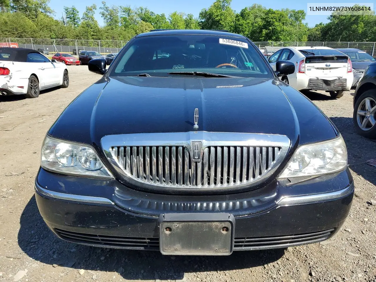 2003 Lincoln Town Car Signature VIN: 1LNHM82W73Y608414 Lot: 53806846