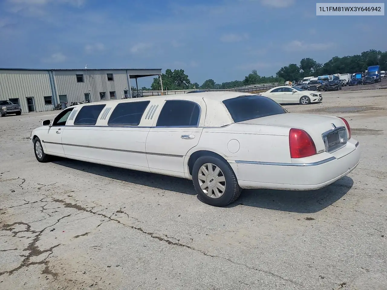 2003 Lincoln Town Car Executive VIN: 1L1FM81WX3Y646942 Lot: 53920336
