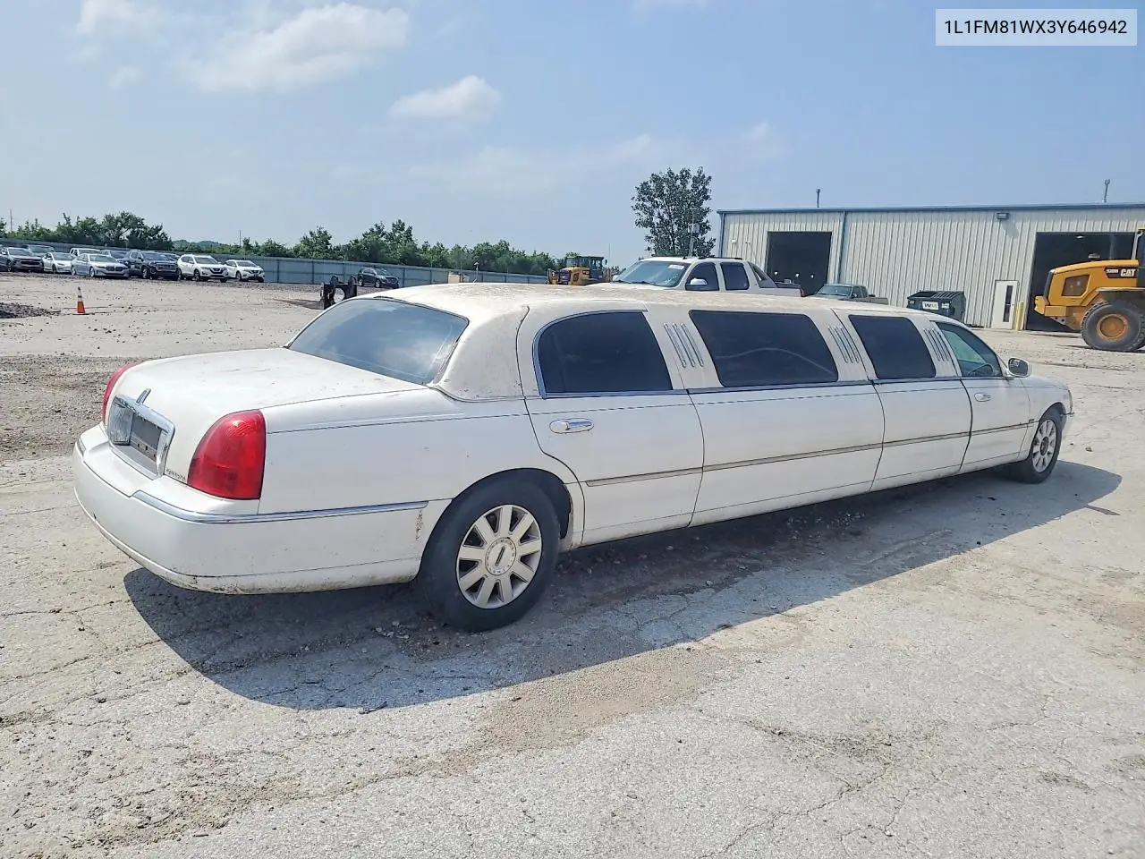 2003 Lincoln Town Car Executive VIN: 1L1FM81WX3Y646942 Lot: 53920336