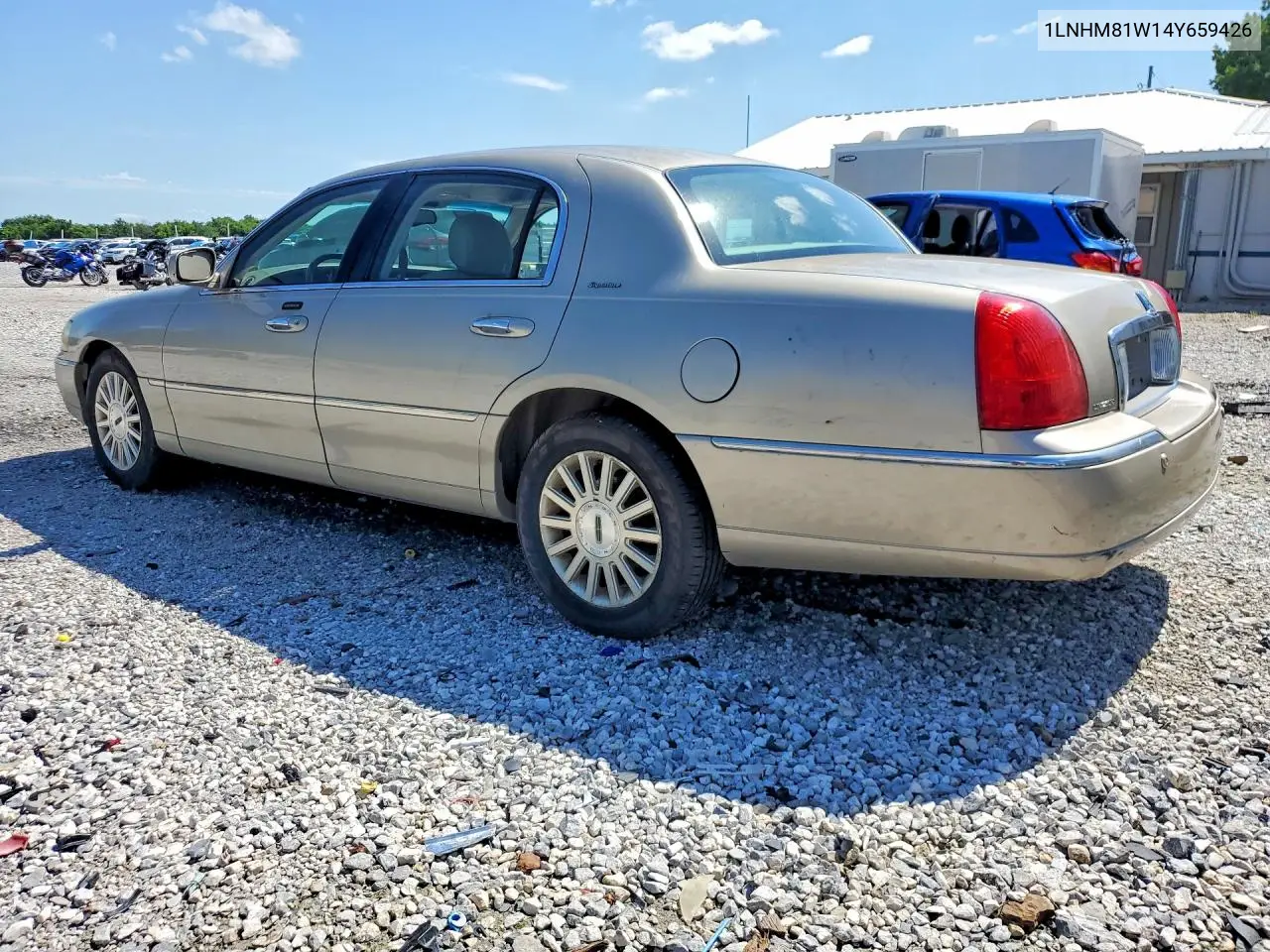 2004 Lincoln Town Car VIN: 1LNHM81W14Y659426 Lot: 53720616